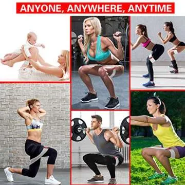 Booty Bands for Women - Anti-Slip Fabric Resistance Bands