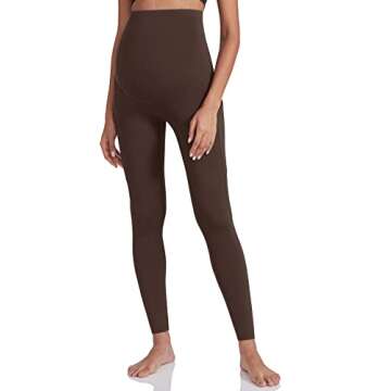 Enerful Maternity Workout Leggings with Pockets