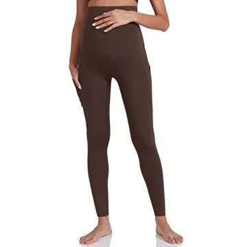 Enerful Maternity Workout Leggings with Pockets