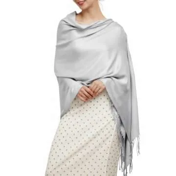 FURTALK Women's Scarf Pashmina Shawls and Wraps for Evening Dress Wedding Bride Bridesmaid Gifts Win...