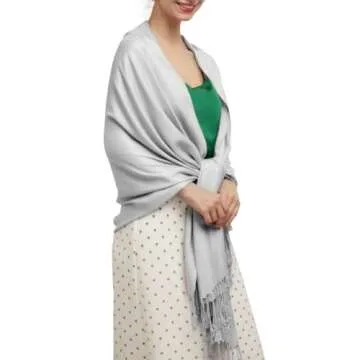 FURTALK Women's Scarf Pashmina Shawls and Wraps for Evening Dress Wedding Bride Bridesmaid Gifts Winter Scarves