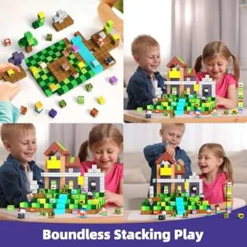GobiDex 100PCS Magnetic Blocks for Creative Play