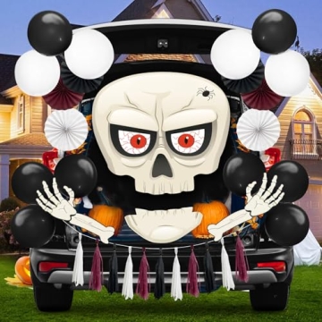 Halloween Trunk or Treat Skeleton Decor Kit