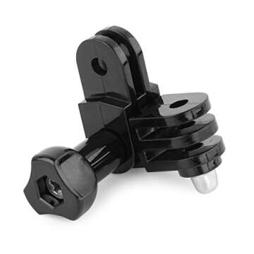 TOZ TZN-S03 Universal Rotary Extension Arm Mount Set for Gopro Hero 4 3 3+ 2 1, GoPro Accessories Kit Extension Arm Adapter Pivot Arm Thumbscrew
