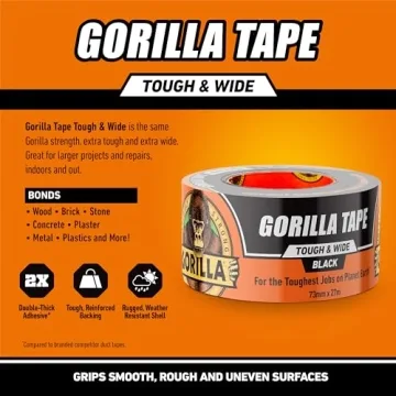 Gorilla Tough & Wide Duct Tape - Premium Repair Solution