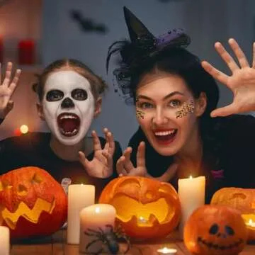 Vibrant Halloween Glitter Gel for Face, Body, & Hair