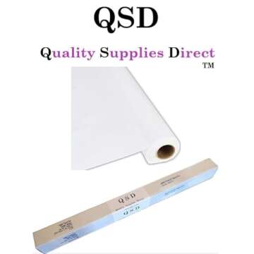 QSD Plastic Party Banquet Table Cover Roll - 300 ft