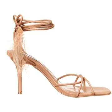 Steve Madden Bryden Heeled Sandal for Women - Tan, Stylish Comfort