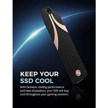 SABRENT 2TB Rocket 4 Plus NVMe 4.0 Gen4 PCIe M.2 Internal Extreme Performance SSD + M.2 NVMe heatsin...