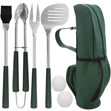 Golf-Club Style BBQ Tools Set for Golf Lovers