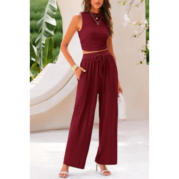 PRETTYGARDEN Summer 2 Piece Outfits - Stylish Comfort
