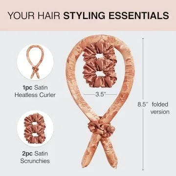 Disney x Kitsch Heatless Curling Set for Beautiful Curls