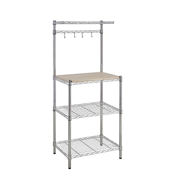 Amazon Basics Kitchen Storage Baker's Rack with Removable Top - Functional and Elegant Solution