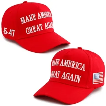 Nigua MAGA Hat 2PCS - Trump 2024 Baseball Cap - Make America Great Again