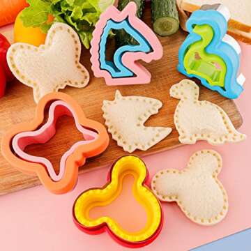 Sandwich Cutter Set for Kids - Fun Shapes for Lunch