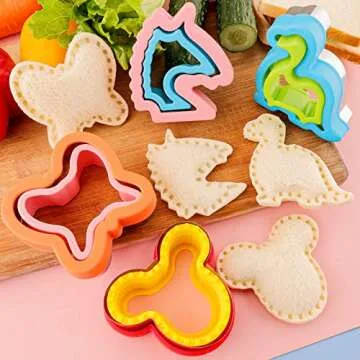 Sandwich Cutter Set for Kids - Fun Shapes for Lunch