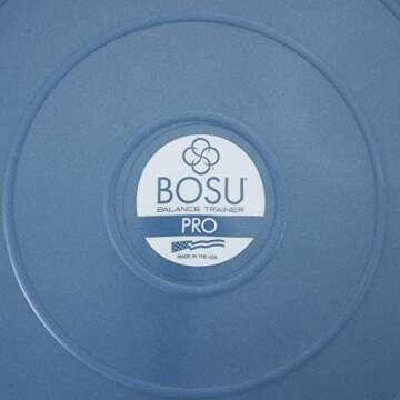 Bosu Pro Balance Board Strength Trainer Ball, Equipment for Home Gym, 26 Inch, Blue