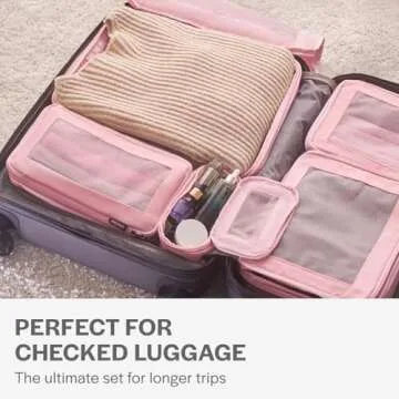 Aerotrunk Compression Packing Cubes - 6-Pack Travel Organizers