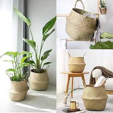 Natural Belly Basket - Versatile Handcrafted Storage Solution