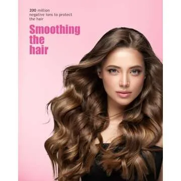 Hair Dryer 110000 RPM High Speed Brushless Motor for Fast Drying 1600W Negative Ionic Low Noise Blow Dryer for Women Magnetic Nozzle Home and Travel