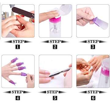 BTArtbox Gel Nail Polish Remover Set 600 PCS Lint Free Nail Wipes Cotton Pads With 1PCS Push Down Pump Dispenser Bottle for Professional Soak Off Gel Polish Remover Acrylic Nail Remover
