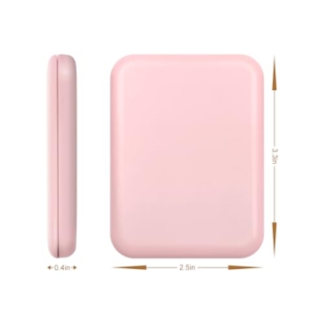 Kakuje Compact Mirror with LED Light - Portable & Stylish