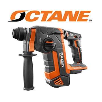 Rigid R86711B OCTANE 18-Volt Cordless Brushless SDS-Plus Rotary Hammer