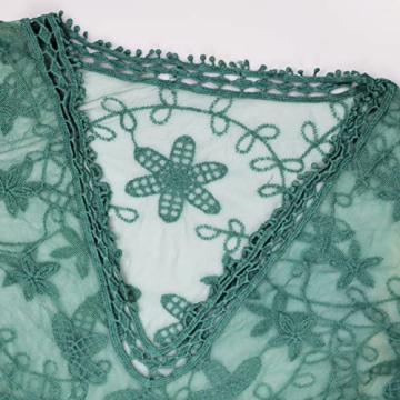 V-Neck Lace Bathing Suit Cover Up for Women