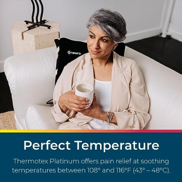 Thermotex Far Infrared Premium Heating Pad for Pain Relief