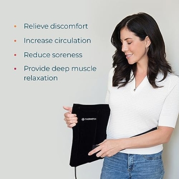 Thermotex Far Infrared Premium Heating Pad for Pain Relief