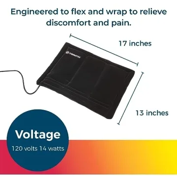 Thermotex Far Infrared Premium Heating Pad for Pain Relief