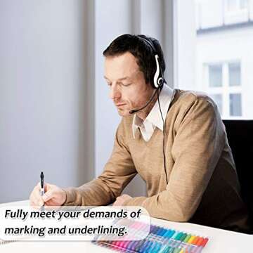 Shuttle Art 24 Colors Retractable Gel Ink Pens for All Ages