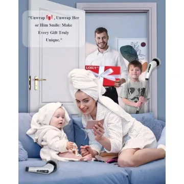 LOSUY Electric Spin Scrubber with 7 Brush Heads and Cordless Design