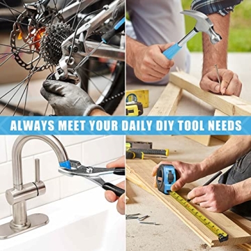 ENGiNDOT 57-Piece Home Tool Kit for DIY & Repairs