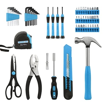 ENGiNDOT 57-Piece Home Tool Kit for DIY & Repairs
