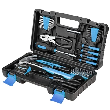 ENGiNDOT 57-Piece Home Tool Kit for DIY & Repairs