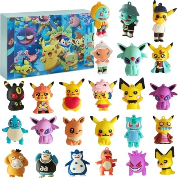 Christmas Advent Calendar with Collectible Dolls 2024