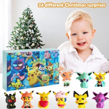 Christmas Advent Calendar with Collectible Dolls 2024
