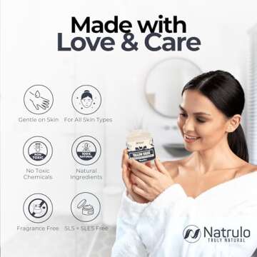 Beef Tallow Salve – All Natural Grass Fed Beef Tallow & Honey All Purpose Balm – Moisturizing Body Salve Great for Eczema, Cracked, Dry, Itchy, Irritated Skin – Skin Repair Skincare Made in USA