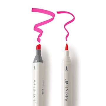 Artist's Loft Dual Tip Bright Primaries Art Markers