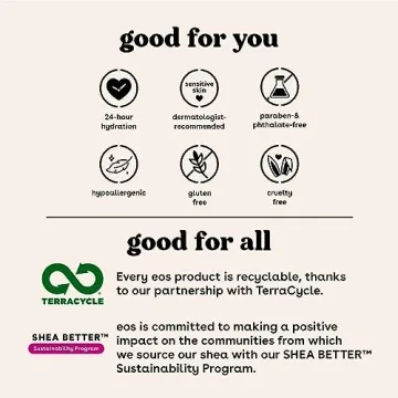 eos Candy Cane Swirl Lip Balm - Holiday Must-Have 24H Moisture