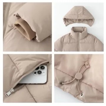 Stylish PUFFIT Women's Cropped Puffer Jacket for Winter