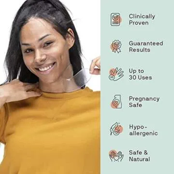 Dermaclara Neck Wrinkle Patches - Reusable Silicone Treatment