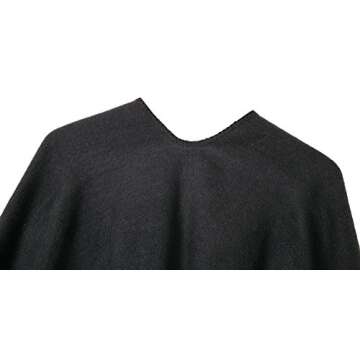 Warm Urban CoCo Color Block Shawl Wrap Poncho Cape