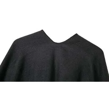 Warm Urban CoCo Color Block Shawl Wrap Poncho Cape