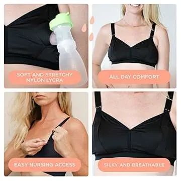 Dairy Fairy Rose Pumping Bra for Stylish Nursing Needs