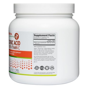 NutriBiotic Ascorbic Acid Vitamin C Powder - 2.2 Lbs