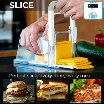 4-in-1 Cheese Chopper: Grate, Slice, Store Cheese
