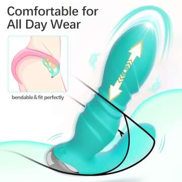 Wearable Thrusting Dildo - Couples Vibrator & App Control