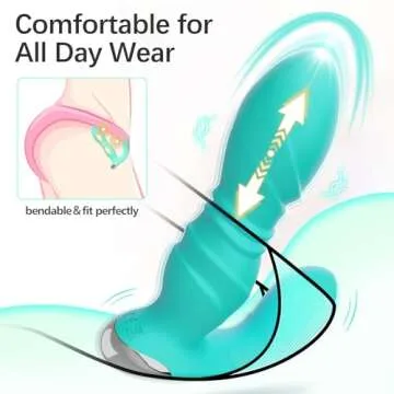 Wearable Thrusting Dildo - Couples Vibrator & App Control